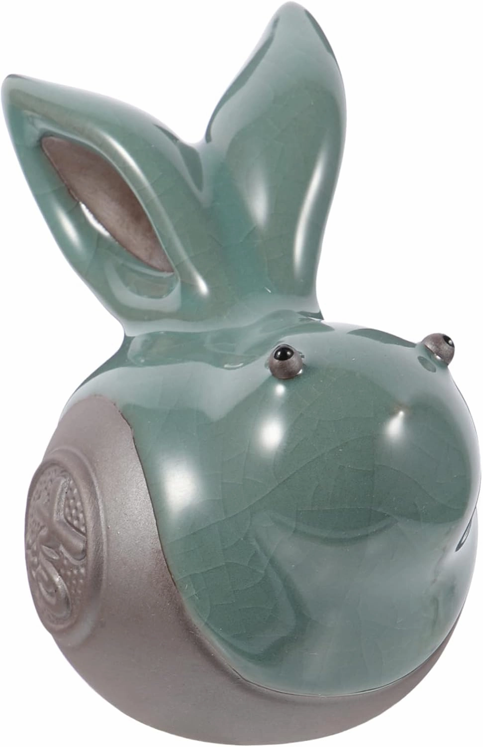 Healifty Year Rabbit Figurine Cute Bunny Decor for Home Desk Garden Tea Table Dollhouse Creative Cartoon Rabbit Sculpture for Easter and Seasonal Decoration