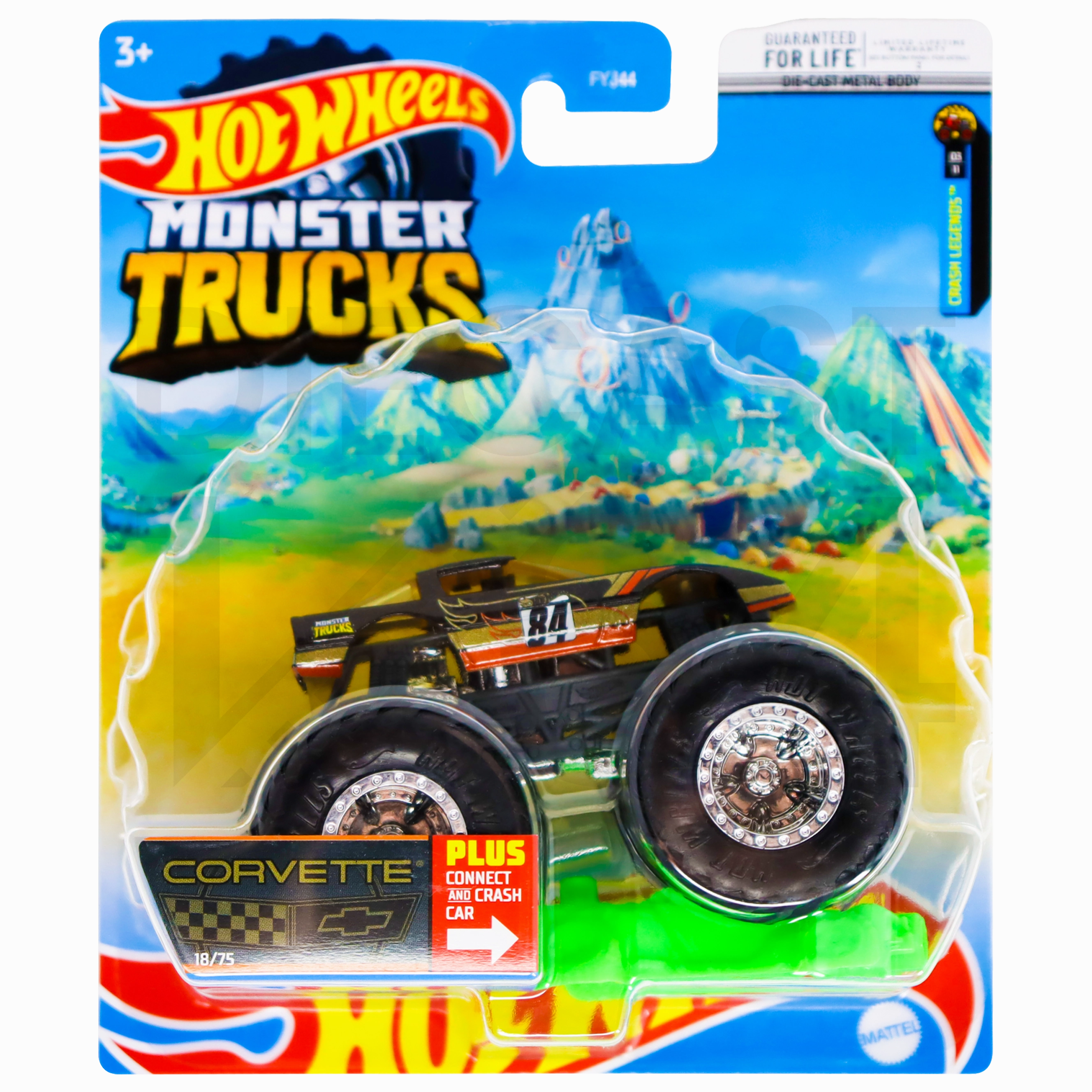 Hot Wheels Crash Legends Corvette Monster Truck