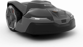 Husqvarna 410iQ Automower Robotic Mower, 0.5 Acre Mowing Capacity, Wire Free Robot Lawn Mower with Charging Station, RS1 EPOS Reference Station and Replacement Blades, 970727401