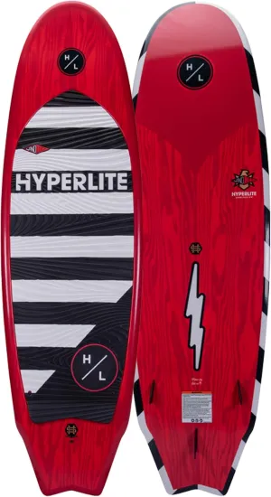 Hyperlite Landlock Wakesurf Board – Forgiving Longboard Style Wakesurf Board - Perfect for Beginners and Intermediate Riders or for Your First Surf Session