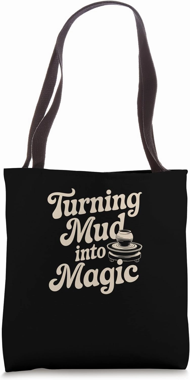 I love Ceramics and Pottery Love Tote Bag