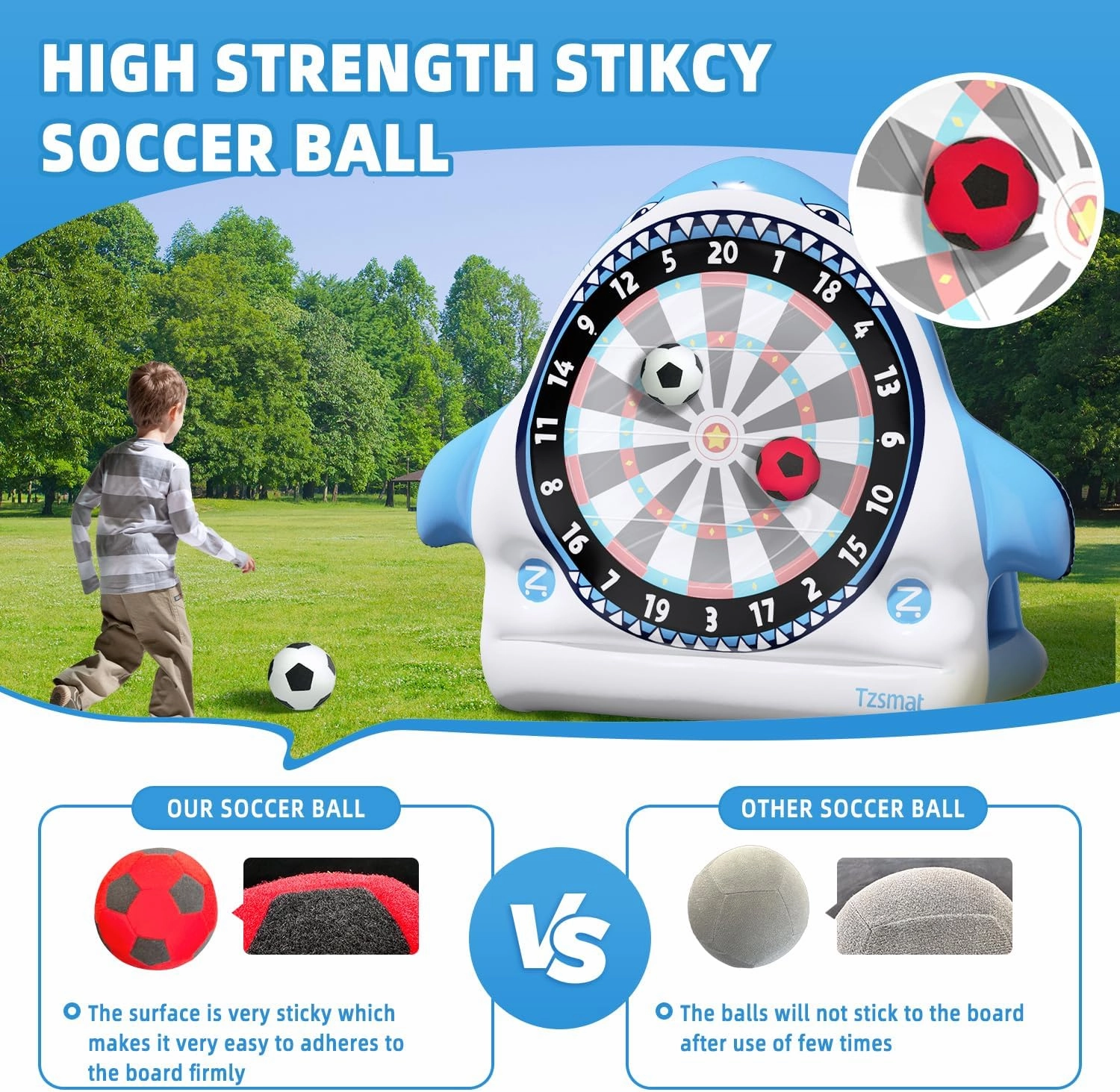 Inflatable Game Outdoor Giant Dartboard for Soccer Large Carnival Outdoor Games Giant Outdoor Game Activities Giant Yard Soccer Darts Games