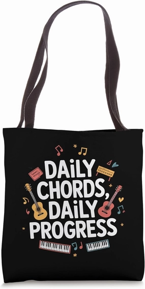 Inspire Progress with Daily Chords Tote Bag