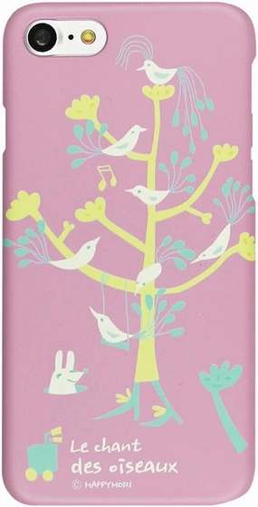 iPhone SE (3rd Generation / 2022) Case Cover Bird Tree Purple iPhone Cover iPhone SE (2nd Generation) / 8/7 [Domestic Genuine Product]