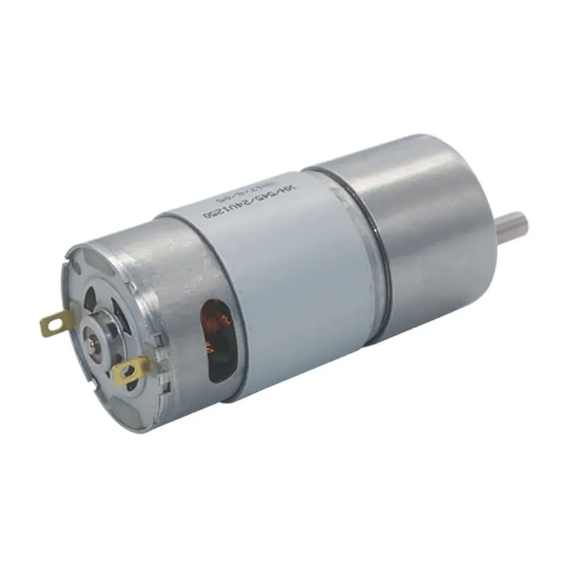 JGB37-545 Reducer Motor Smart Car 12V24V Mini DC Gear Reducer Motor Low Speed Motor - (Speed(RPM): 12V 47RPM)