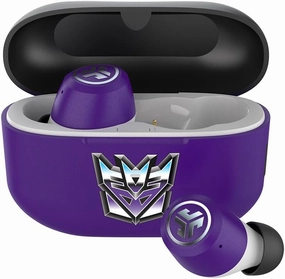 JLab JBuds ANC 3 Limited Edition Transformers Decepticon True Wireless Earbuds with Charging Case, 42 Hours Total Playtime, 9 Hours Per Charge, Smart Active Noise Canceling, Custom Sound via App