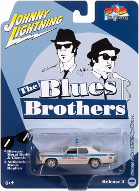 Johnny Lightning - Blues Brothers 1975 Dodge Monaco Chicago Police (Dirty Version) (JLSP396 from JLPC015)