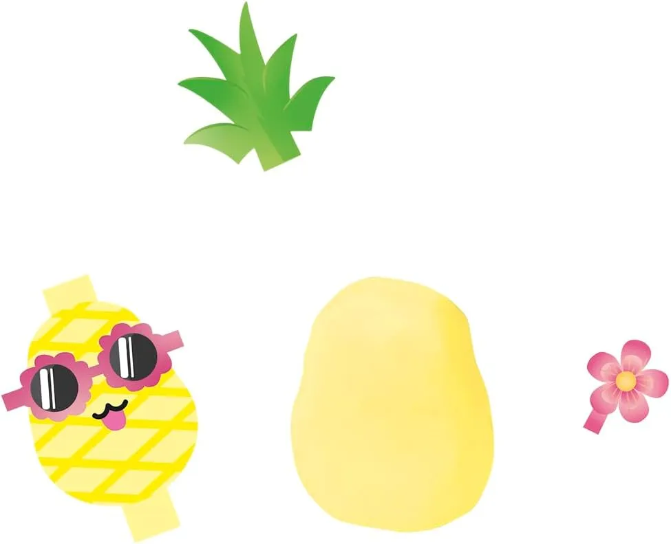 Jovi - Play&Fun Sweet Modeling Clay kit for Children, Cutouts   24 plasticine Bars   Modeling Tools to Create Fruit Characters