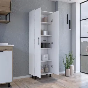 Kaimei Multistorage Manacor 5-Shelf Bookcase - Spacious Storage Solution for Home Office, Living Room