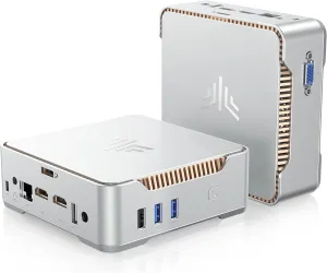 KAMRUI GK3Plus Mini PC, 16GB RAM 512GB M.2 SSD Mini Computers,12th Gen Alder Lake N95 (up to 3.4GHz) Micro PC, 2.5''SSD, Gigabit Ethernet,4K UHD,WiFi,BT,VESA/Home/Business Small pc