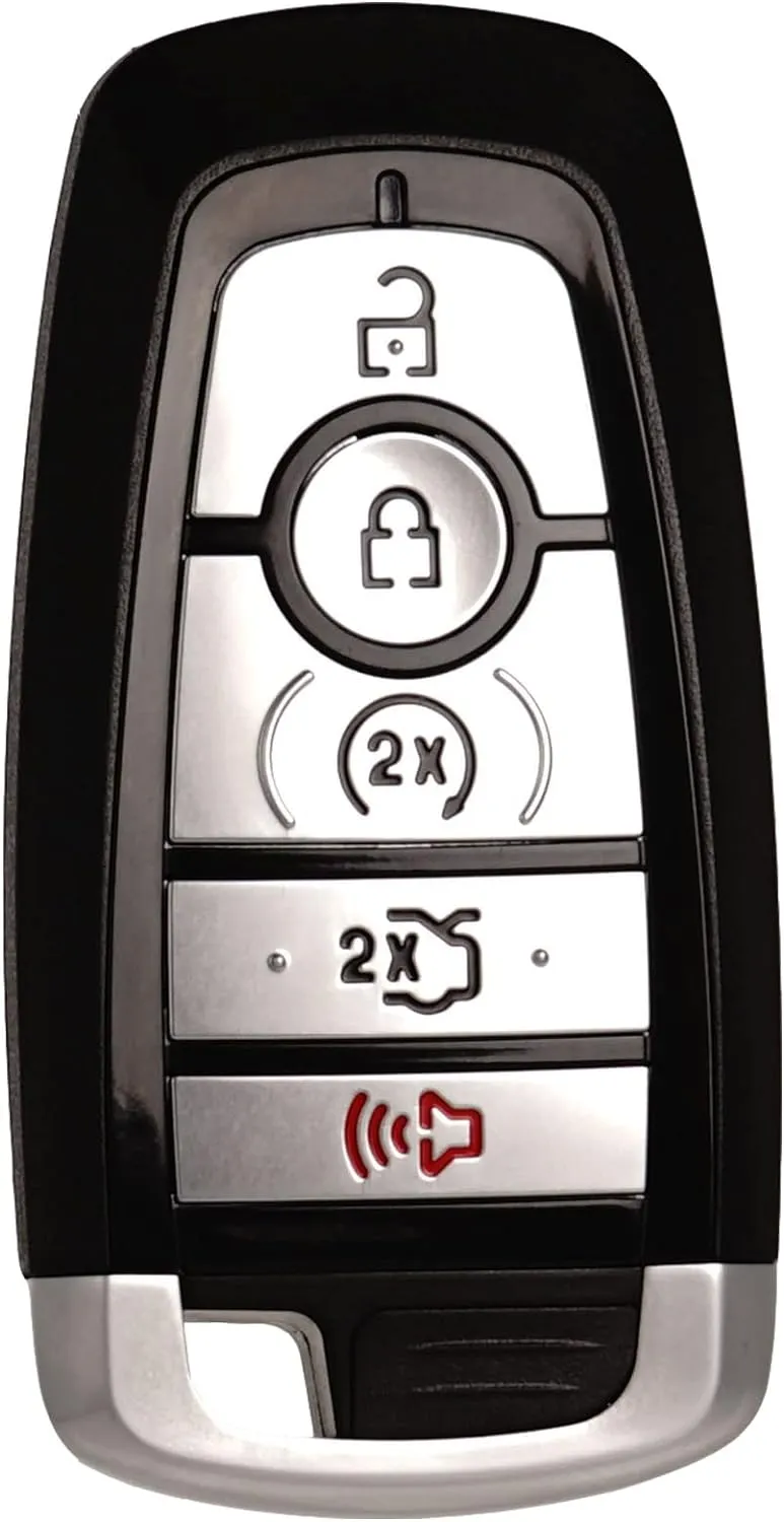 Key Fob Replacement Compatible for Ford 2017 2018 2019 2020 2021 2022 Mustang 2018-2022 Fusion Push Start 5 Button Keyless Entry Remote Start Control 164-R8149 M3N-A2C93142600
