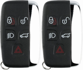 KeylessOption Keyless Entry Remote Control Car Smart Key Fob Replacement for Jaguar KOBJTF10A (Pack of 2)