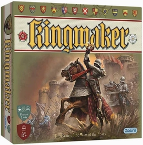 Kingmaker – Board Game by Gibsons Games -1-6 Players – 60-120 Minutes of Gameplay – Games for Game Night – Teens and Adults Ages 14  - English Version