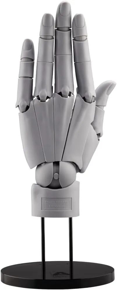 Kotobukiya ARTIST SUPPORT ITEM Hand Model / L -GRAY - 1/1 Scale Action Figure