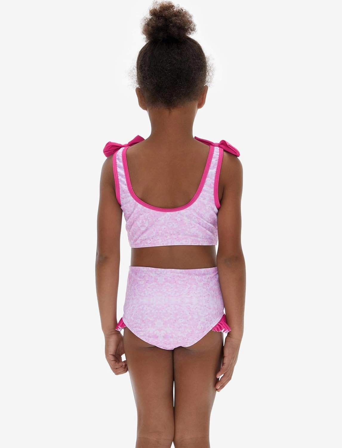 L.O.L. Surprise! Girl's One Piece Swimsuit Cute Ruffle Summer Beach Bathing Suits