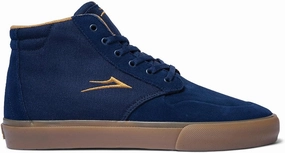Lakai Riley 3 Mens Skate Shoes, Navy/Gum Suede, 5.5