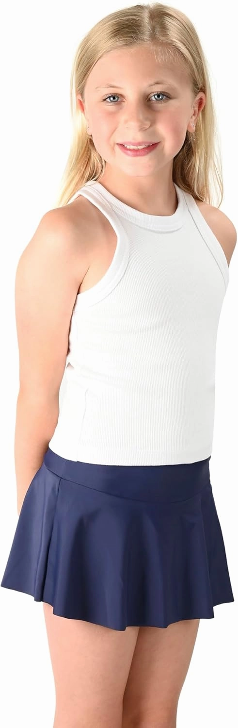 Lands' End Girls' Swimwear UPF 50 Swim Skirt (S-XL)