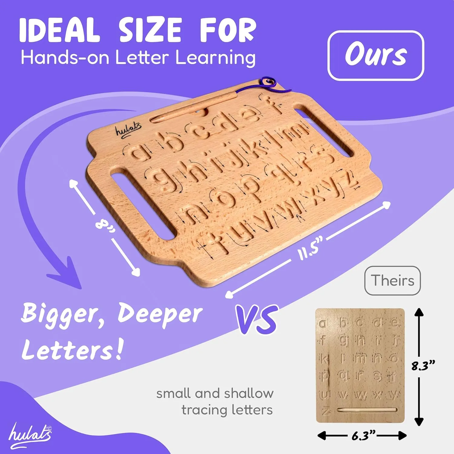 Learn to Write: Portable Wooden Alphabet Letter Tracing Sensory Pad Board - Toddler Writing Practice for Kids Age 3-5, Montessori Toys for 3  Year Old, Letter Tracing for Kids 3-5 Writing Tools
