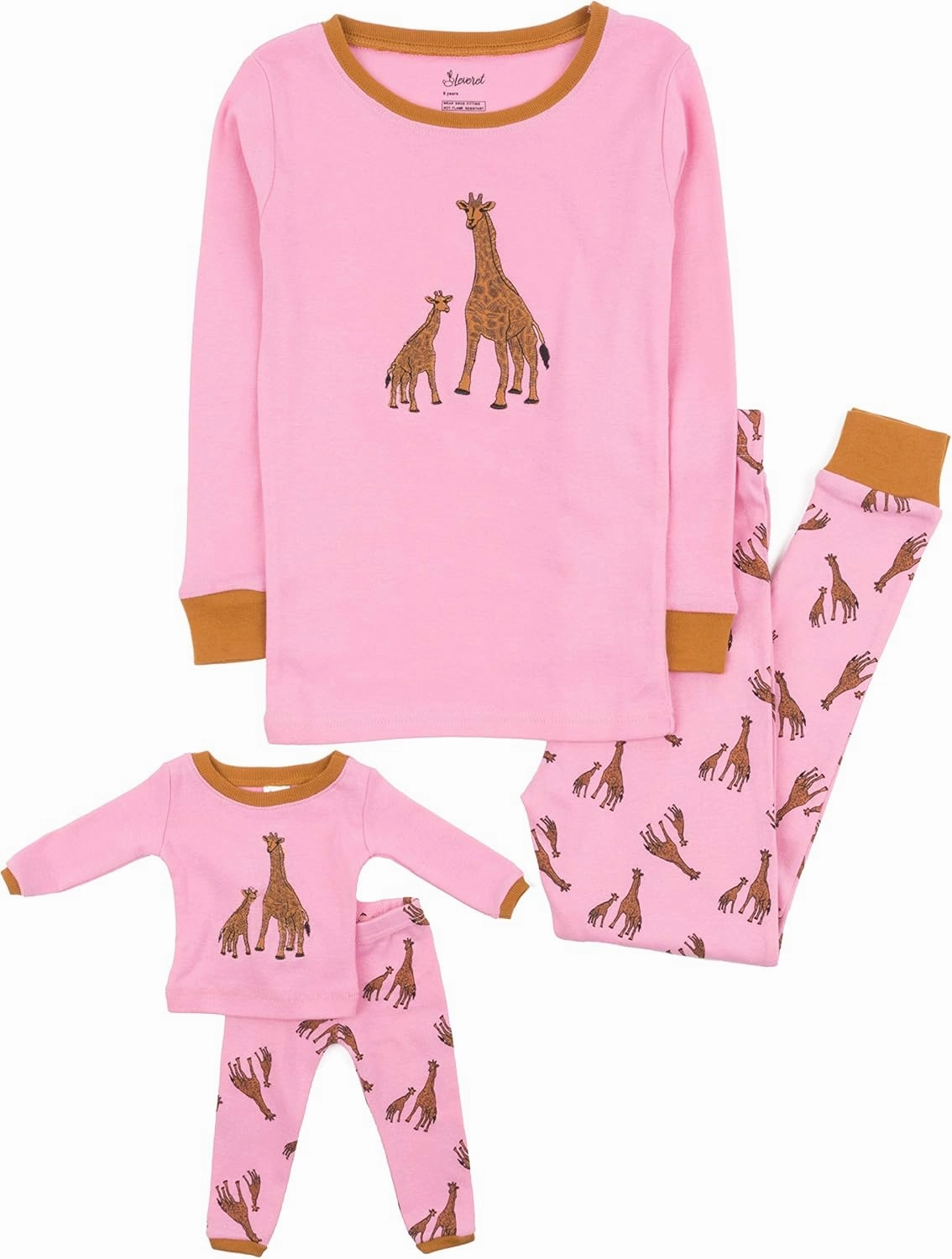 Leveret Matching Family Pajamas Variety of Prints 100% Cotton (Size 3 Months-XXX-Large)