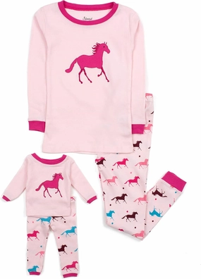 Leveret Matching Family Pajamas Variety of Prints 100% Cotton (Size 3 Months-XXX-Large)