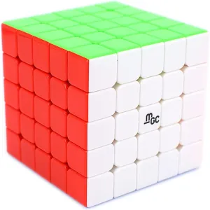 LiangCuber YJ MGC 5X5 M stickerless Speed Cube Magnetic YongJun MGC 5X5X5 Cube Puzzle