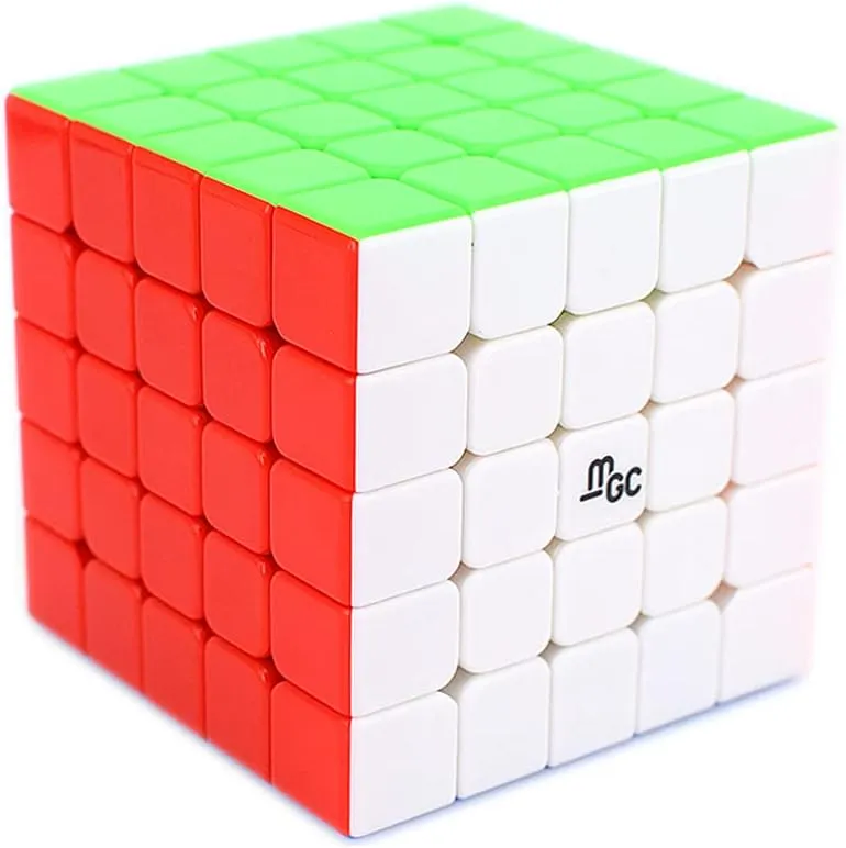 LiangCuber YJ MGC 5X5 M stickerless Speed Cube Magnetic YongJun MGC 5X5X5 Cube Puzzle