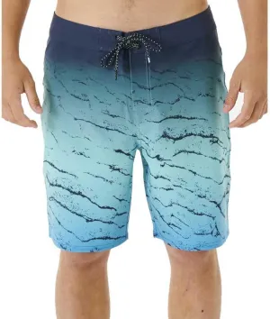 Lip Curl 033MBO / MIRAGE MEDINA Men's Board Shorts (Durable Water Repellent, Stretchable), Retro Blue, 30