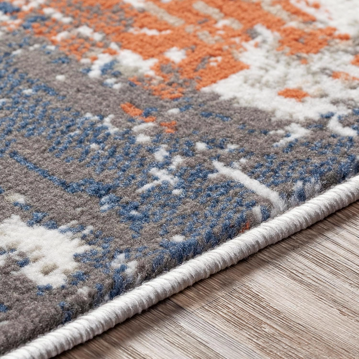 Livabliss Geneva Modern Abstract Area Rug,6'7" x 9',Terracotta