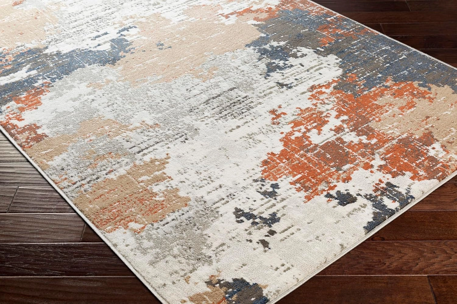 Livabliss Geneva Modern Abstract Area Rug,6'7" x 9',Terracotta