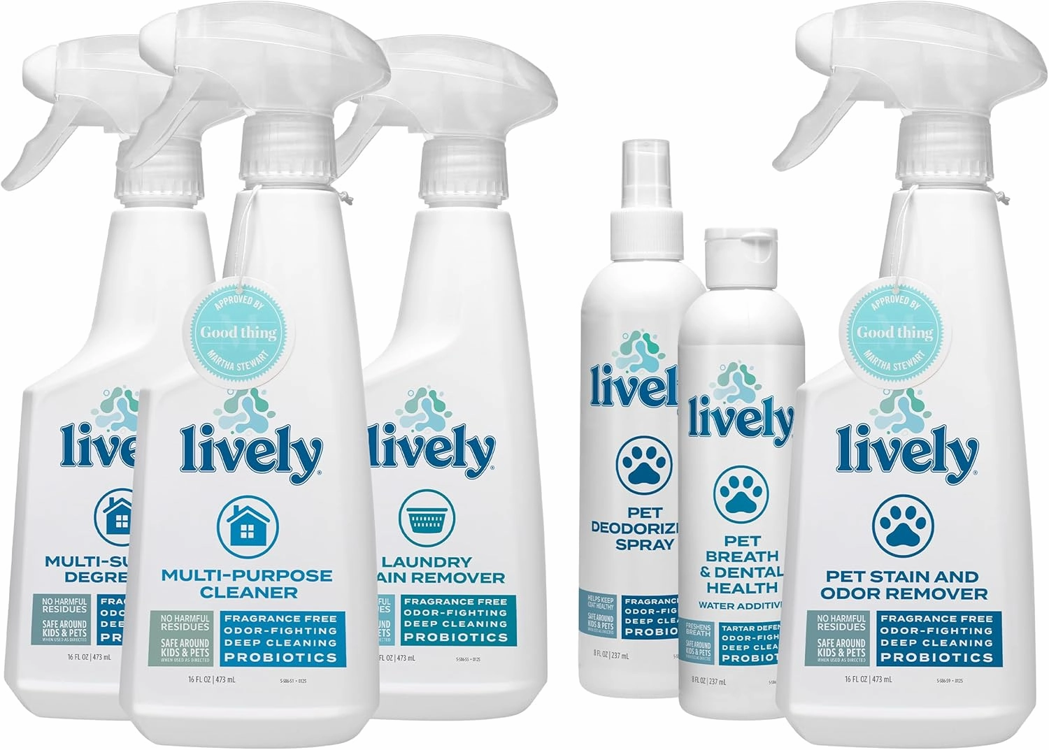 Lively Complete Home and Pet Bundle – Household Cleaning and Pet Care Products