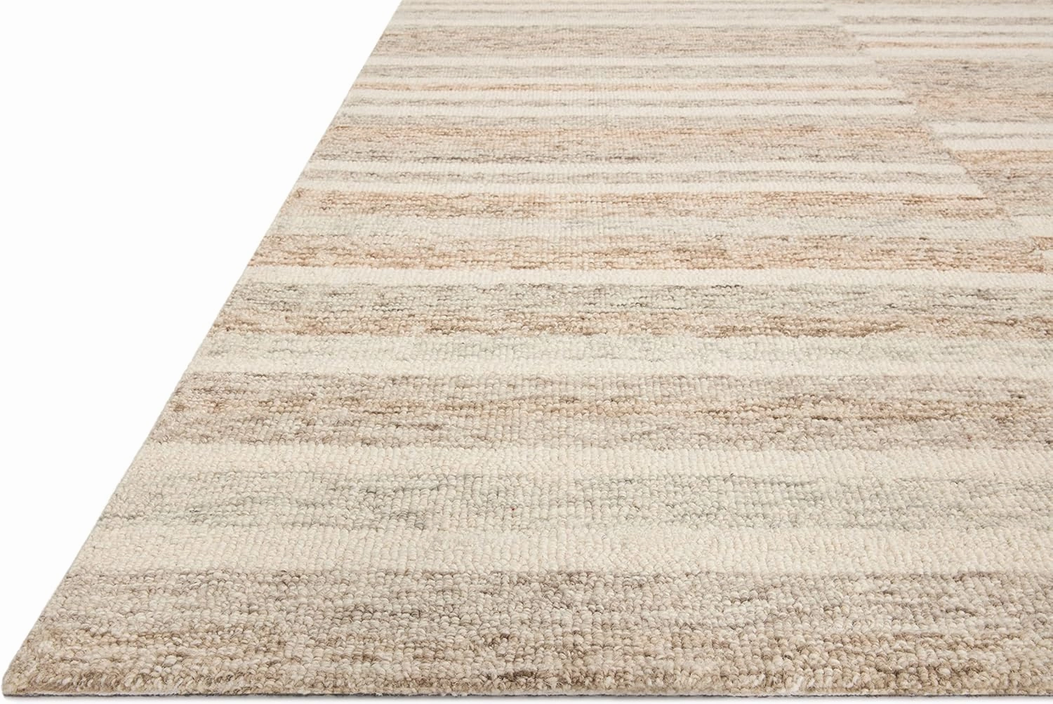 Loloi Chris Loves Julia Chris Collection CHR-03 Ivory/Clay 2'-6'' x 7'-6'', .50" Pile Height, Runner Rug