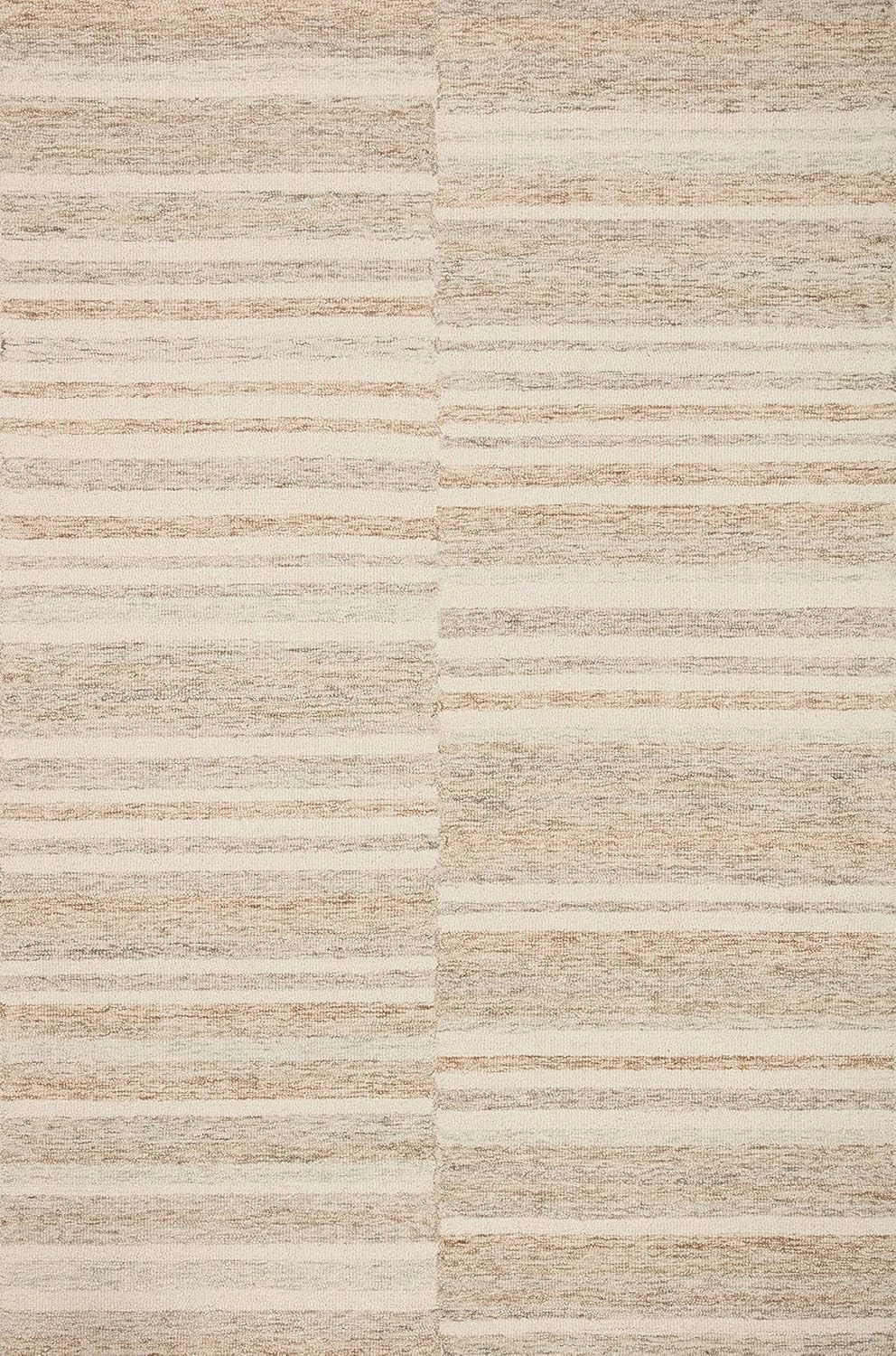 Loloi Chris Loves Julia Chris Collection CHR-03 Ivory/Clay 2'-6'' x 7'-6'', .50" Pile Height, Runner Rug