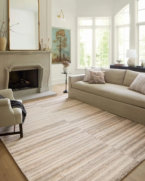 Loloi Chris Loves Julia Chris Collection CHR-03 Ivory/Clay 2'-6'' x 7'-6'', .50" Pile Height, Runner Rug