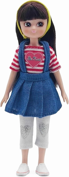 Lottie Be Kind Doll with Denim Pinafore