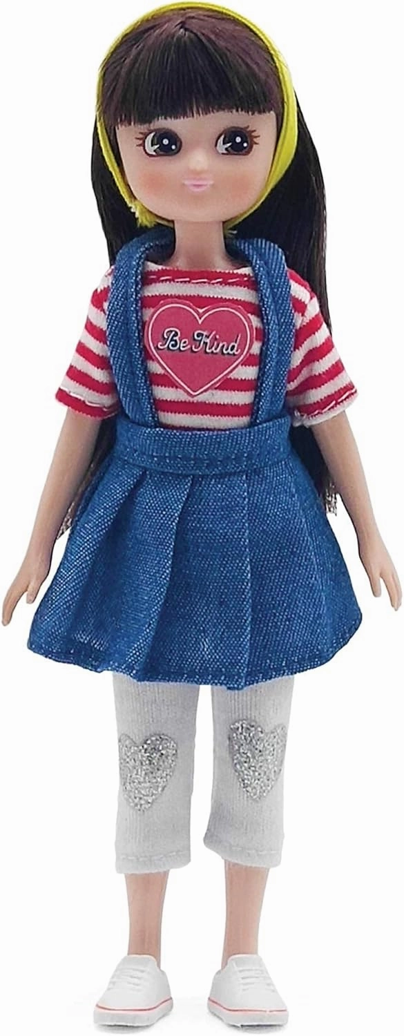 Lottie Be Kind Doll with Denim Pinafore
