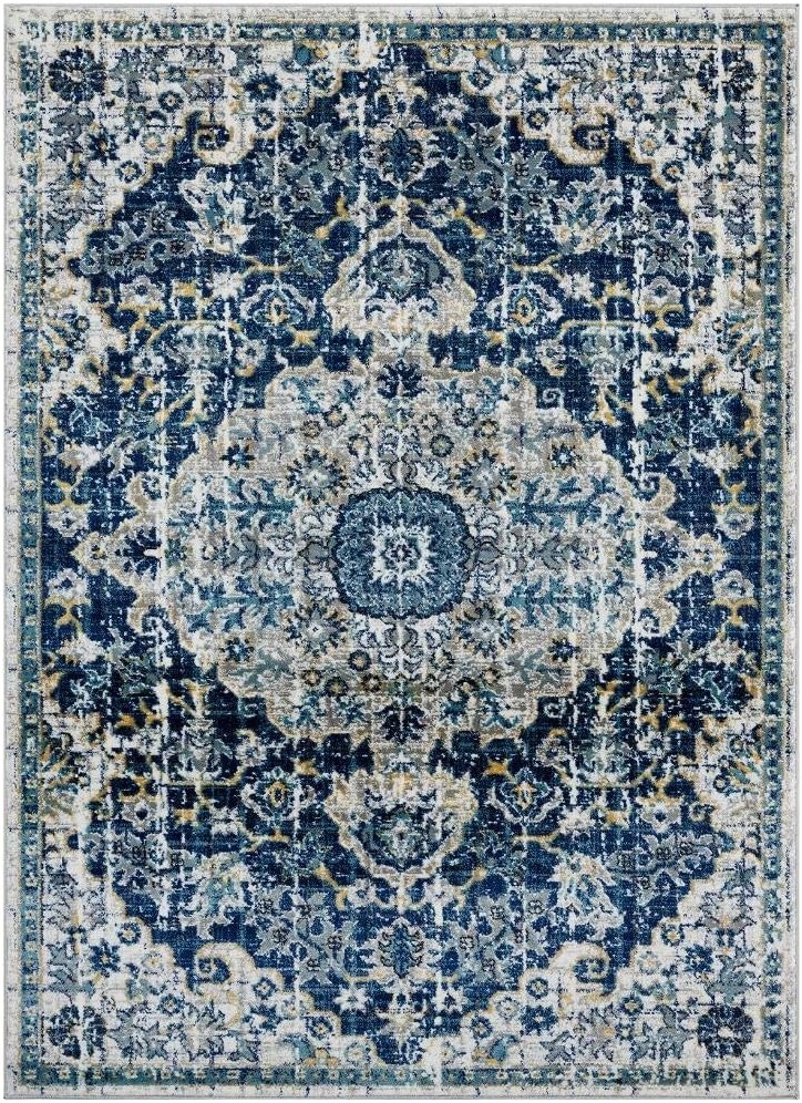 LUXE WEAVERS Ivory Oriental 8x10 Area Rug