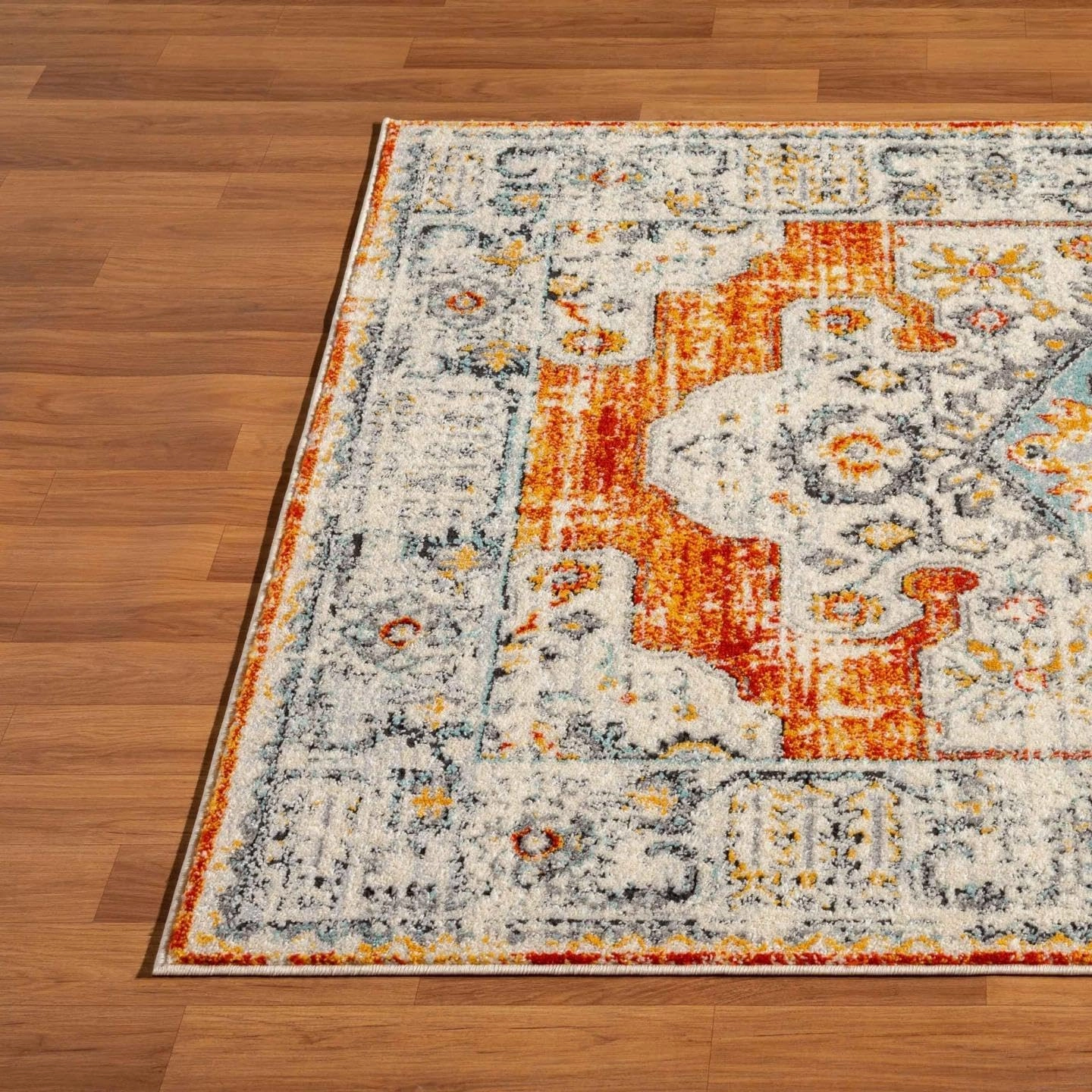 LUXE WEAVERS Oriental Medallion Indoor Area Rug, Apricot, 5x7