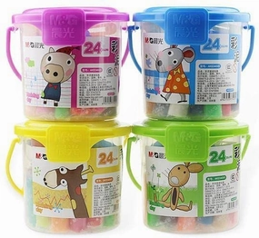M&G Modelling Clay 24 colors. PP Drum Package.  (1 per pack)