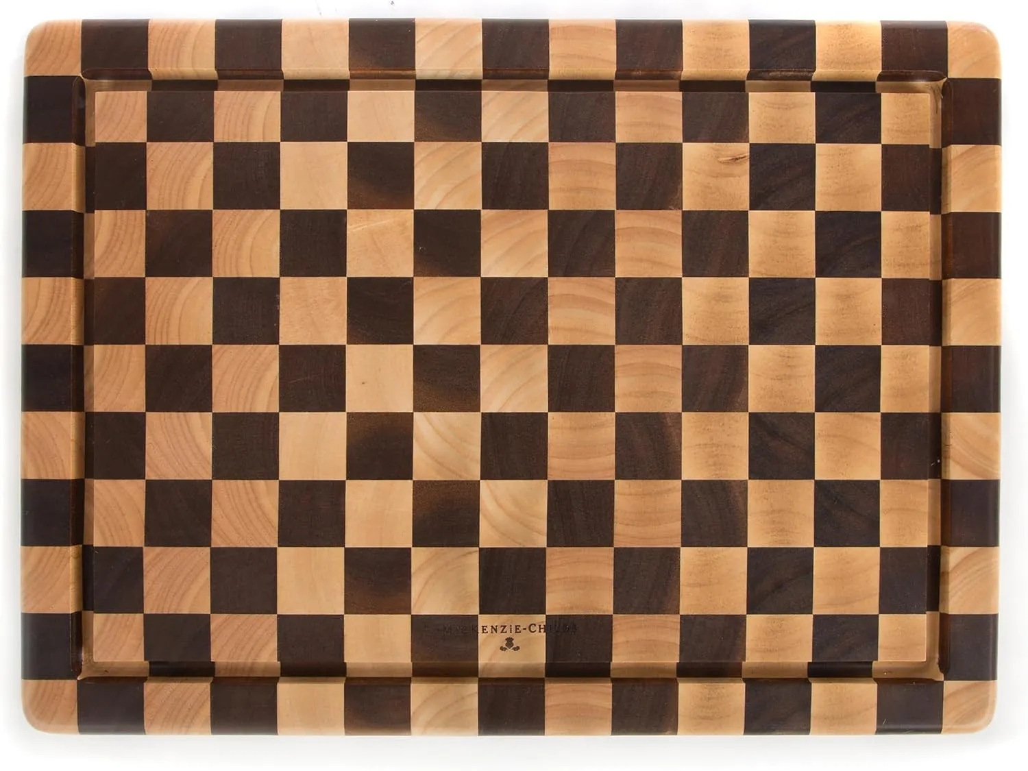 MACKENZIE-CHILDS Check Carving Board, Decorative Wooden Cutting Board, 13 Inches x 17 Inches