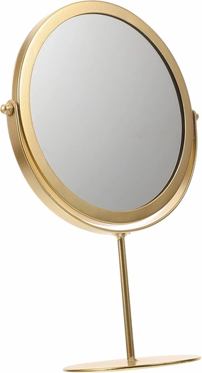 MAGICLULU Round Vanity Mirror Gold Makeup Mirror Circle Light Decorative Table Top for Women