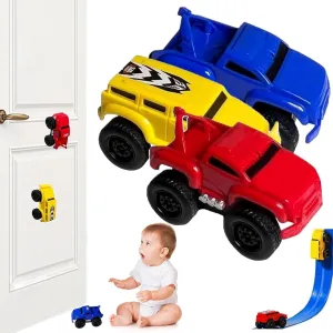 Magnetic Wall Climbing Toy Car, Anti-Gravity Climber Toy for Kids, Inertial Magnetic Levitation, Pull-Back Inertial Climbing Toys Car, Travel on Vertical Surfaces Such as Walls Ceilings (3Mix)