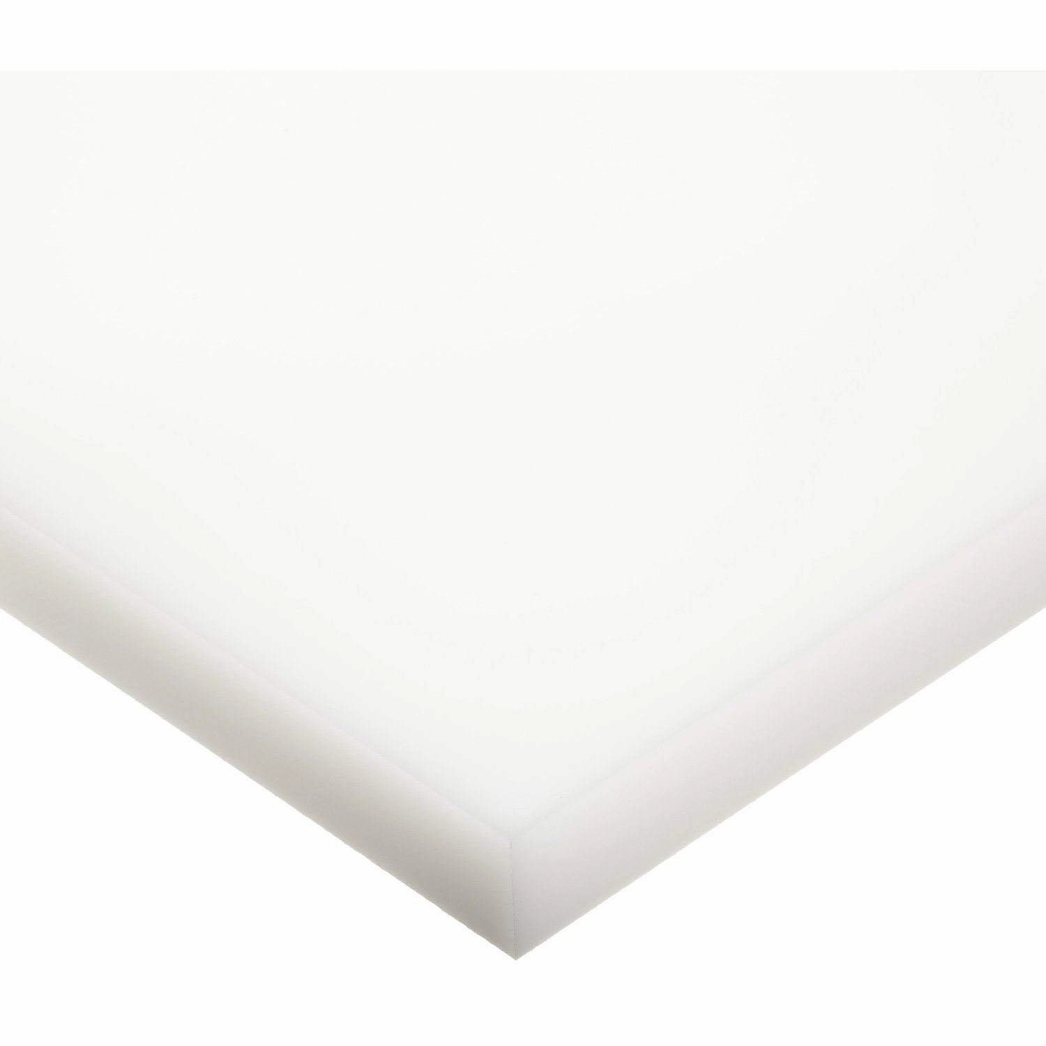 Marine Board (HIGH Density POLYETHYLENE Sheet) 1/2" Thick White** (6" X 11 7/8")