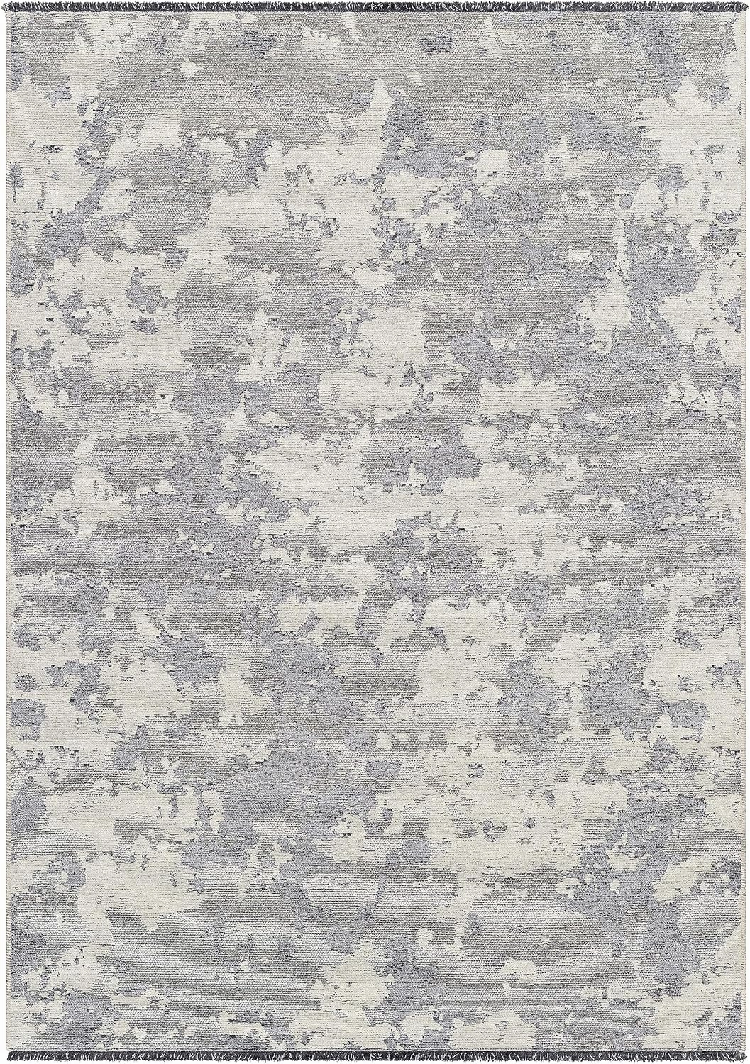 Mark&Day Area Rugs, 7x10 Bode Modern Gray Area Rug, Grey Ivory Carpet for Living Room, Bedroom or Kitchen (7'6" x 10')