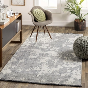 Mark&Day Area Rugs, 7x10 Bode Modern Gray Area Rug, Grey Ivory Carpet for Living Room, Bedroom or Kitchen (7'6" x 10')