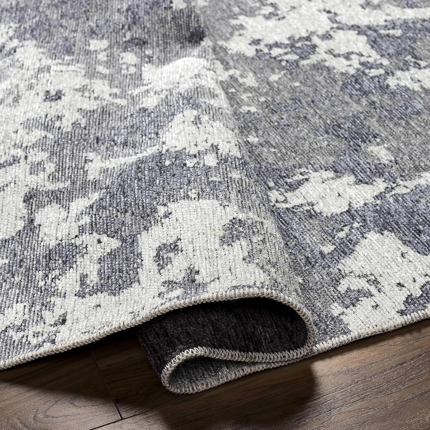 Mark&Day Area Rugs, 7x10 Bode Modern Gray Area Rug, Grey Ivory Carpet for Living Room, Bedroom or Kitchen (7'6" x 10')