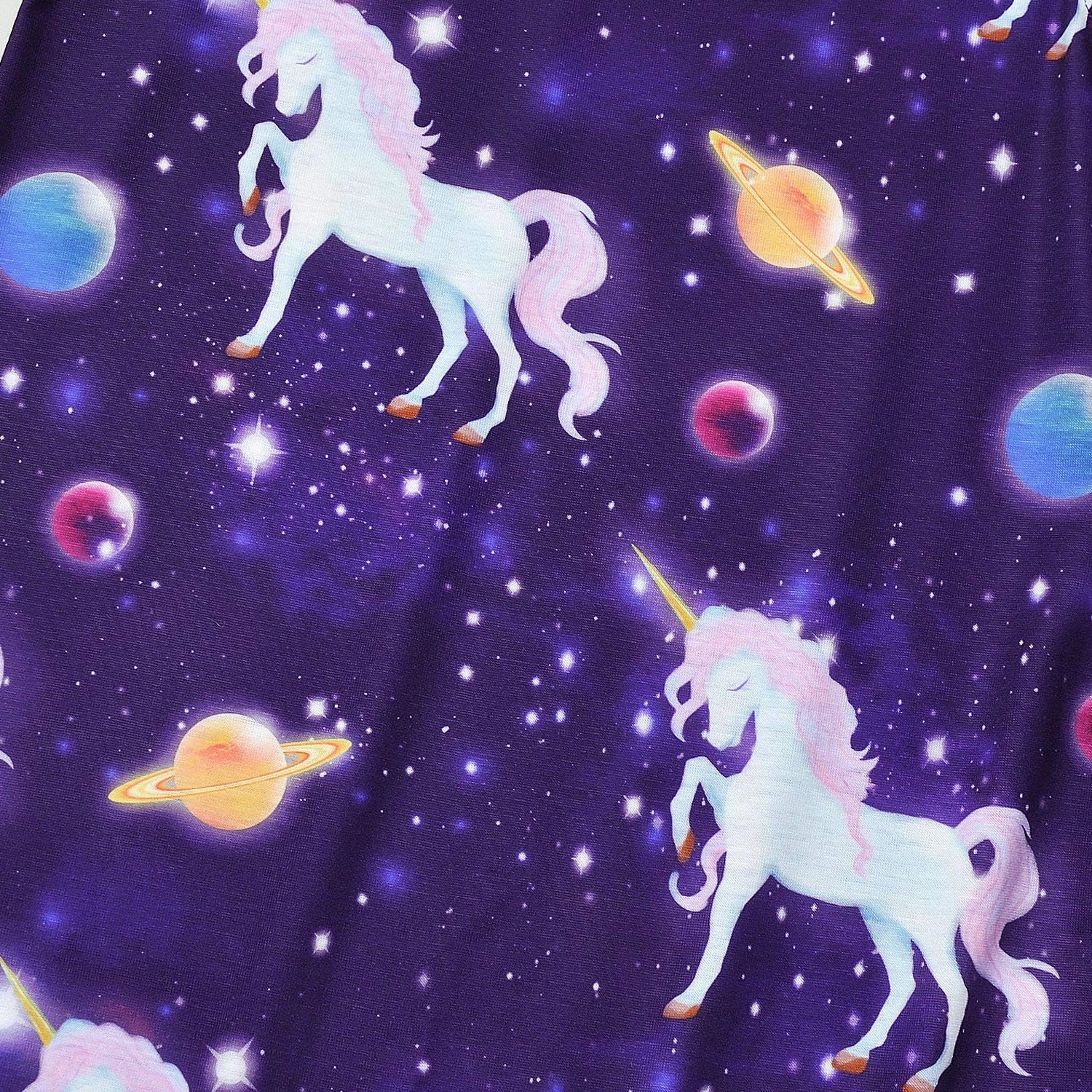 Matching Girls & 18" Dolls Nightgown Unicorn Nightdress Sleepwear Pajamas
