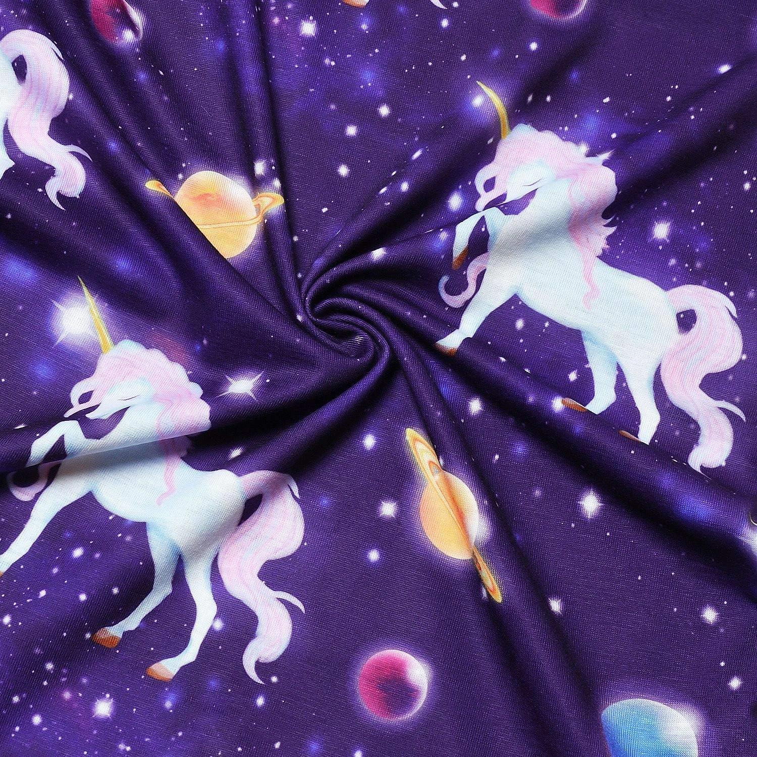 Matching Girls & 18" Dolls Nightgown Unicorn Nightdress Sleepwear Pajamas