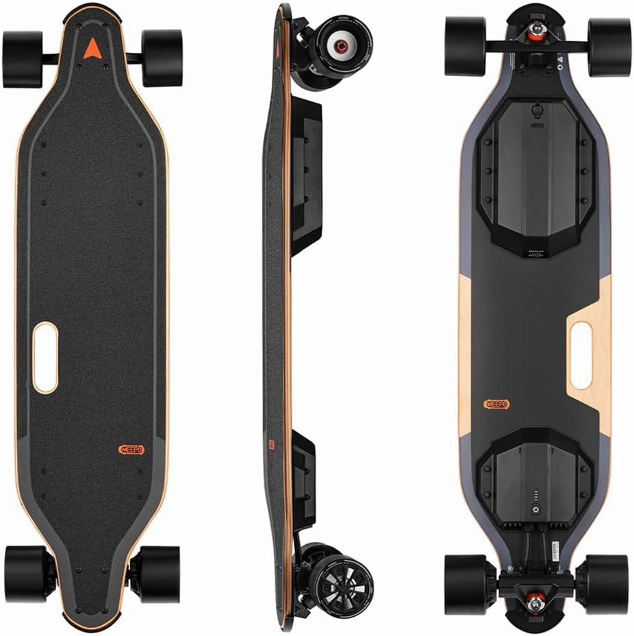 MEEPO Campus/V3 Max/V5/ENVY Electric Skateboard with Remote, Top Speed Up to 29 Mph, 4 Speed Smooth Braking, Easy Carry Handle Design, Suitable for Adults & Teens Beginners