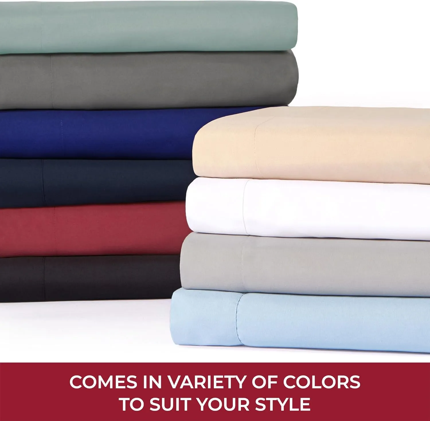 Mellanni RV Short Queen Sheets - 4 PC Iconic Collection Bedding - Hotel Luxury, Extra Soft, Cooling Bed Sheets - Deep Pocket up to 10 inch (RV/Short Queen, White)