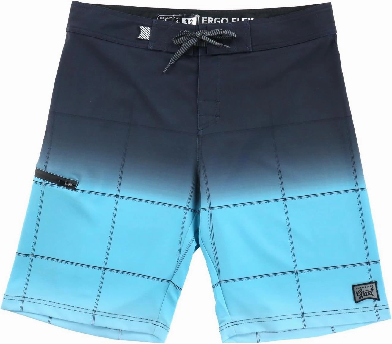 Men's Swim Trunks 22“ Quick Dry Board Shorts with Key Keeper, No Mesh Lining - Perfect for Surfing & Swimming
